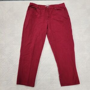 Bill Blass Jeanswear red easy fit jeans‎ size 16P